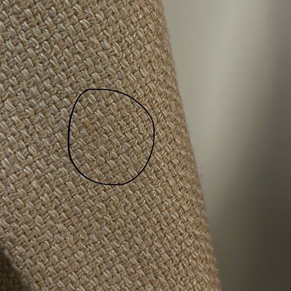 Lands End Blazer 40L Beige Silk Wool Blend Two Button Neutral Preppy Academia - Picture 16 of 16